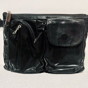 RUDSAK LEATHER Black Belt Bag or not